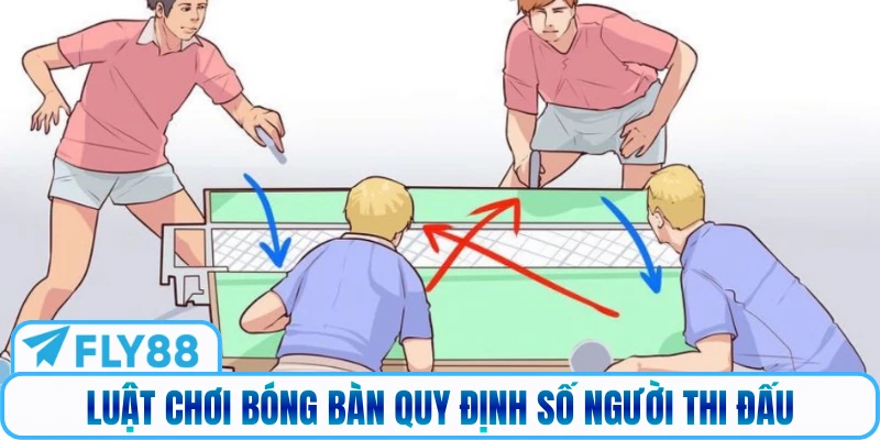 Luật chơi bóng bàn quy định số người thi đấu